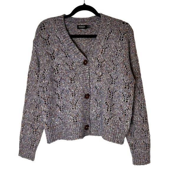 Soaked In Luxury Anabelle Open Knit Cardigan- Size XS - Picture 6 of 14